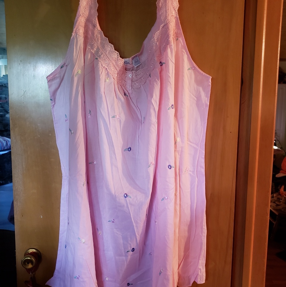 Pink Cotton Nightgown